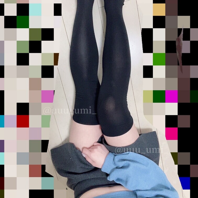 脚は綺麗に撮れたけどうみのふわふわおっぱいが写らなかったからボツになった写真です😭💕