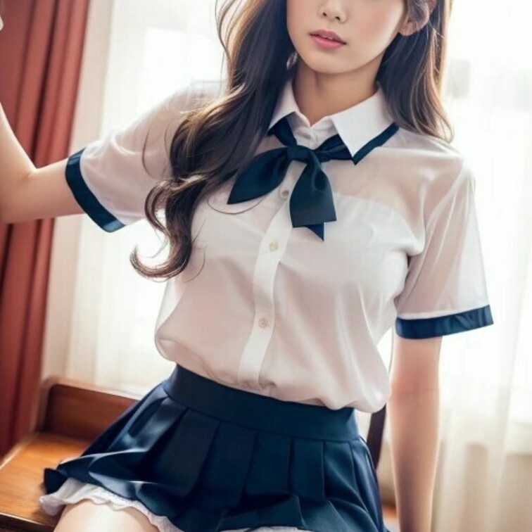 制服姿の可愛い女の子