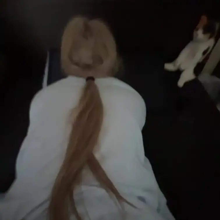 金髪制服コスプレ