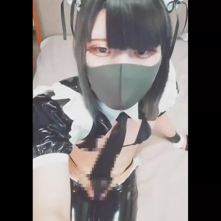 逆バニーさん♂の勃起おちんちんおあずけ乳首いじり