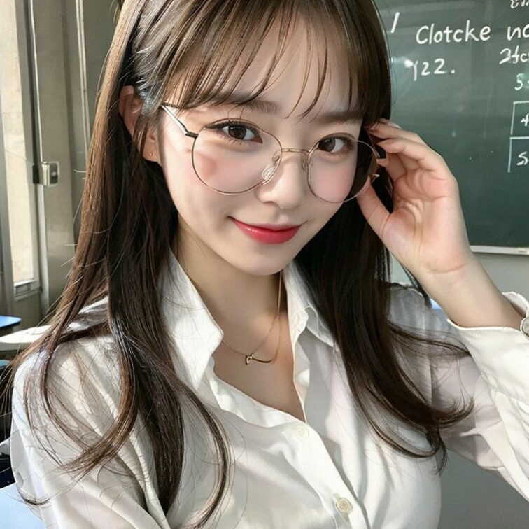 メガネかけてると知的じゃない？♡