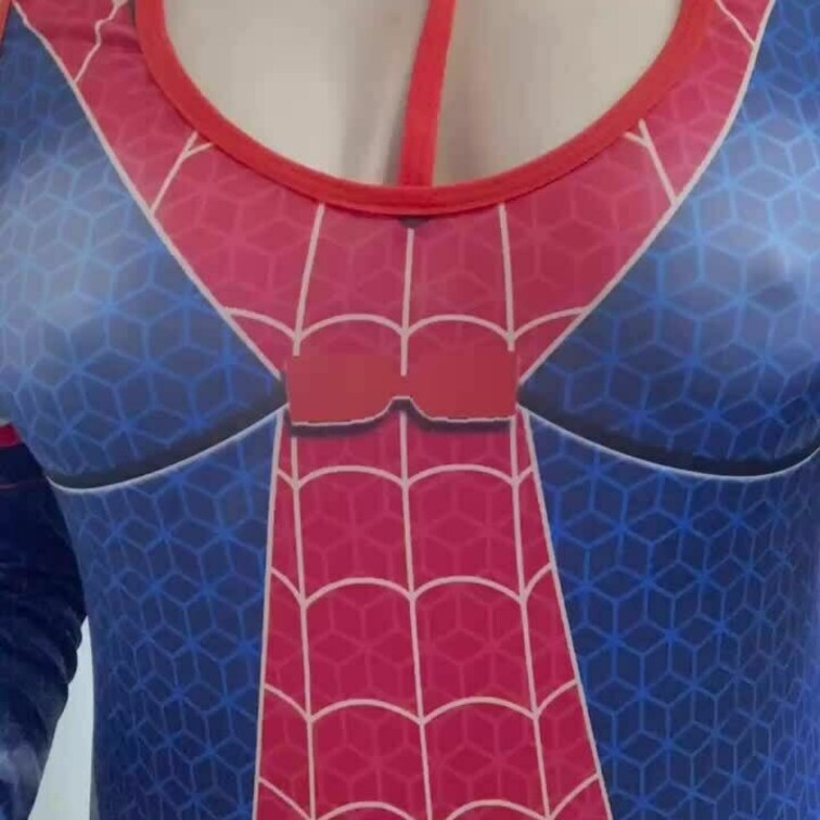 えっちなスパイダーマンちゃん🕸おっぽいおまんこ見せつけ動画です😳💕