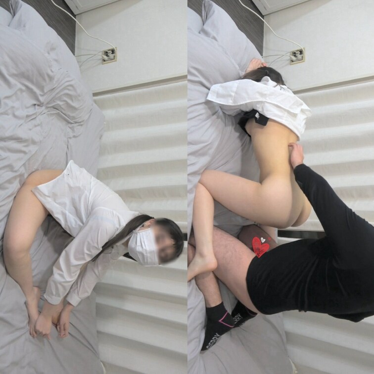 学校帰りに、僕の自宅に連れ込みました！

脱がせてみたら、おっぱいでかいし、体もめちゃくちゃ綺麗でした…

あま