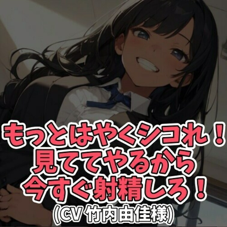 ※サンプル０円
体育会系女子に「もっとはやくシコれ！」と畳かけられ射精させられるへなちょこ男子

腕相撲で女子に負