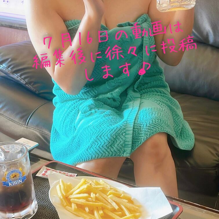 撮影後のおやつタイムですね😊
７月16日の動画、お待たせしてすみません😅