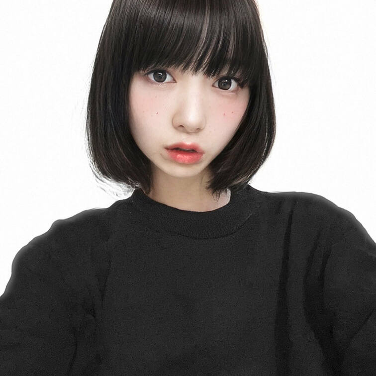 黒髪ボブだった頃です