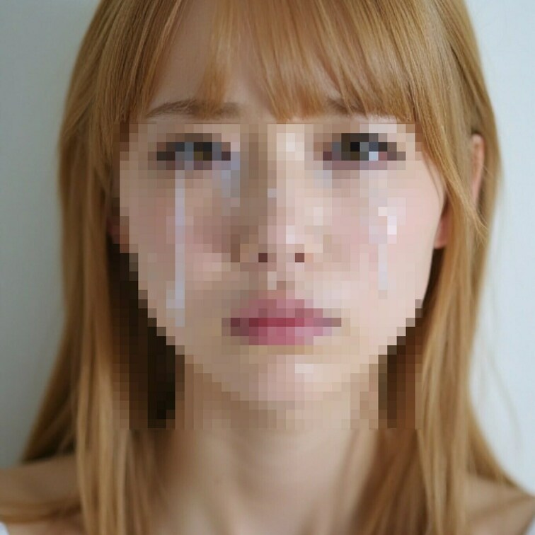 プロデューサーに顔射されたアイドル。有料プランにキレイな写真を載せてます!