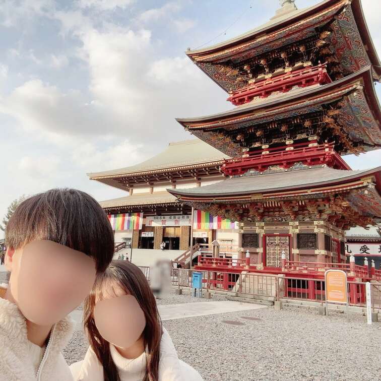 【vlog】成田山vlog⛩️｜新年の初詣と自然あふれる成田山でお散歩デート🎍♡｜ちなみに(まりあの)おみくじは大吉でし