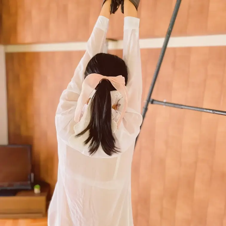 プレイ中のワンシーン画像♡
A scene image from SM training

マイファンズで公開でき