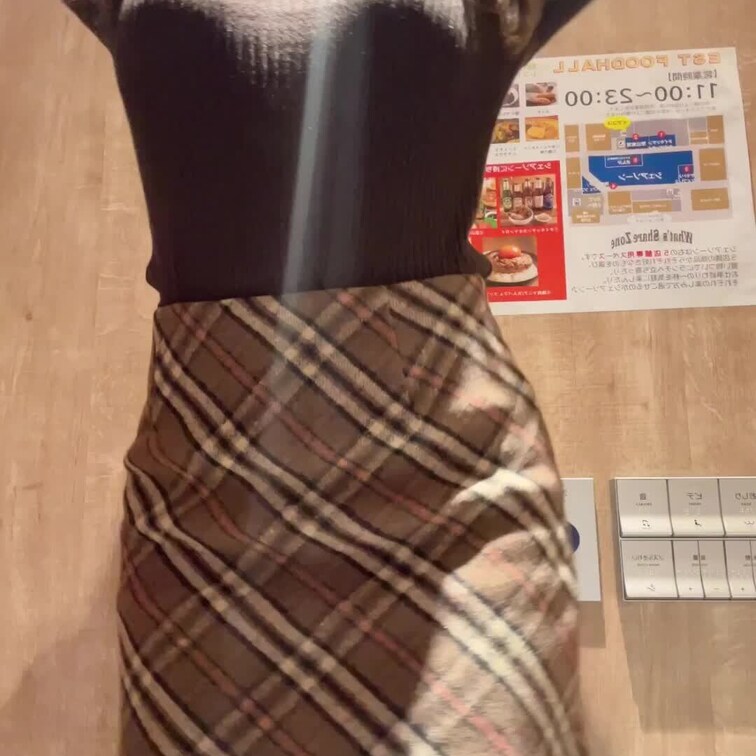 パンツが見えると思った？😛最近のスカートはインパン付きのが主流だなって思います🤔撮影には邪魔かな😂