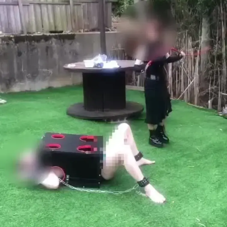 変態の館のお遊びオフ会！
お仕置きBOXに入れたマゾとの戯れ