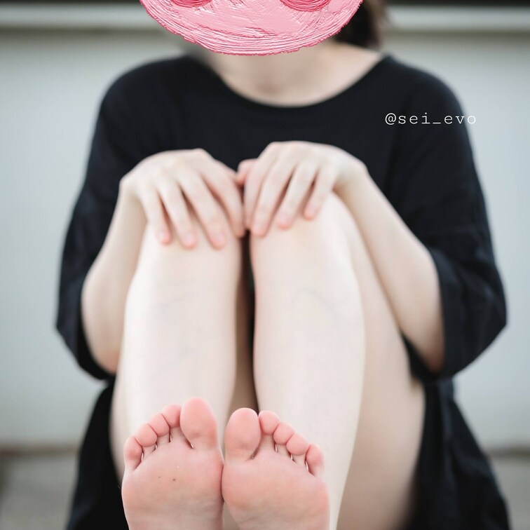 無垢の足裏