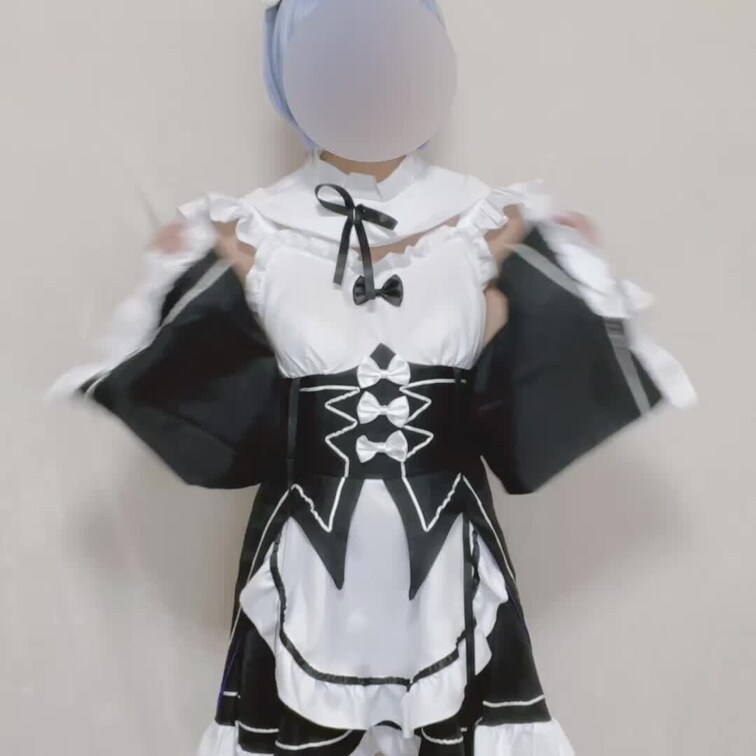コスプレ撮影会～リゼロ レムりんの脱衣Ver～Model：りんちゃん