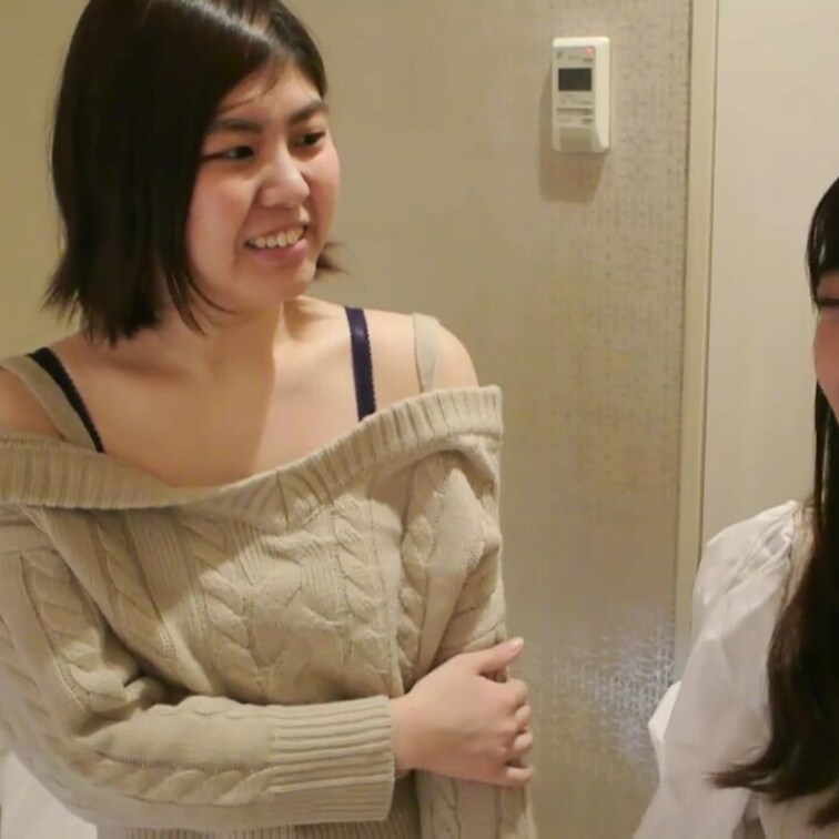 [part1]かわいい系二人組と3Pで口内発射(フェラ、手コキあり)

3Pの新作です！
二人のうち一人は過去作で