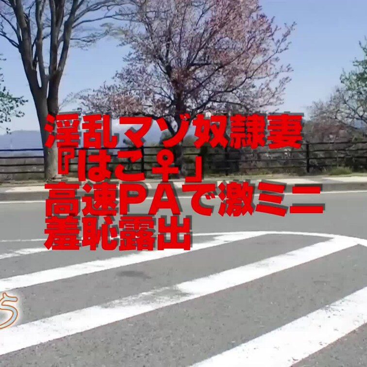 淫乱マゾ熟妻『はこ♀』
高速PAで激ミニ羞恥露出