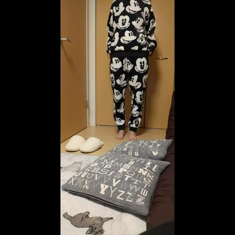 部屋着から少しづつ脱いでいって最終オ〇ニー(⋈◍＞◡＜◍)。✧♡