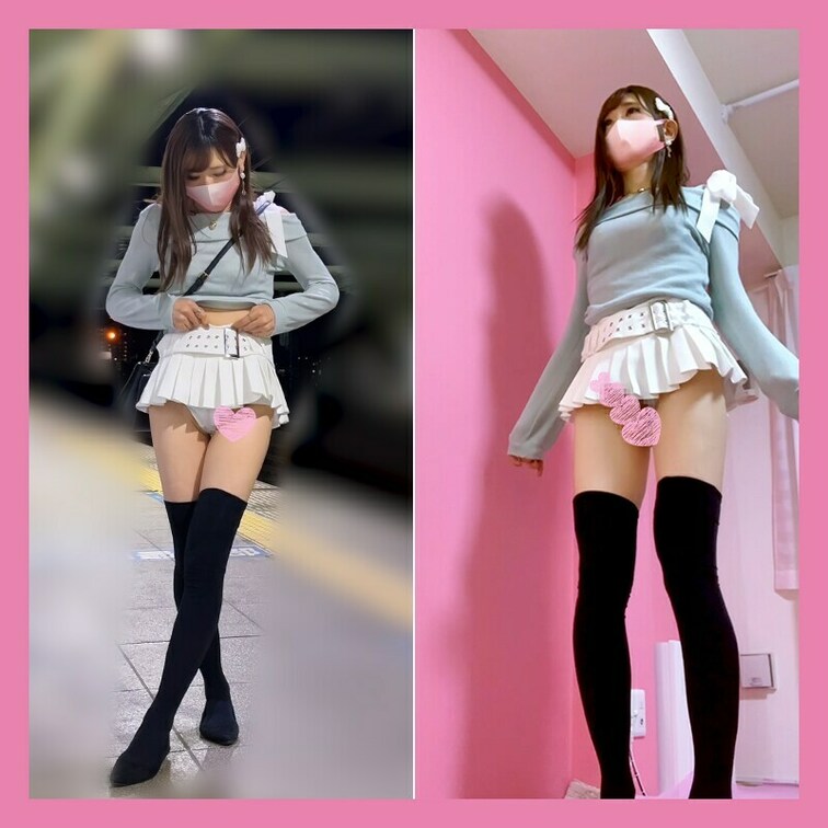 渋谷へお買い物❤️【完全版】
〜パンチラ100％ミニスカ履かされ勃起が治まらず大量噴射❤️[M-02]〜

こんば