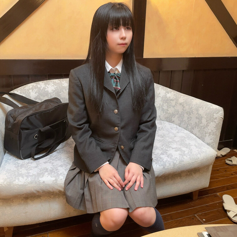 14時間着用【個人撮影】大学進学前のチェック柄のパンツちゃん_スマホ片手に素っ気ない態度だった彼女が急変してガチイキする