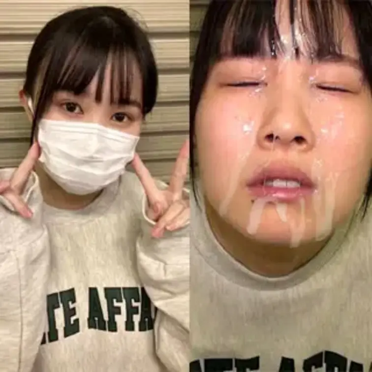 個撮）【おねだり顔射】純朴で可愛い田舎っ子【ひょっとこ顔でノーハンドピストン】　初めての大量ザーメンぶっかけ！

【