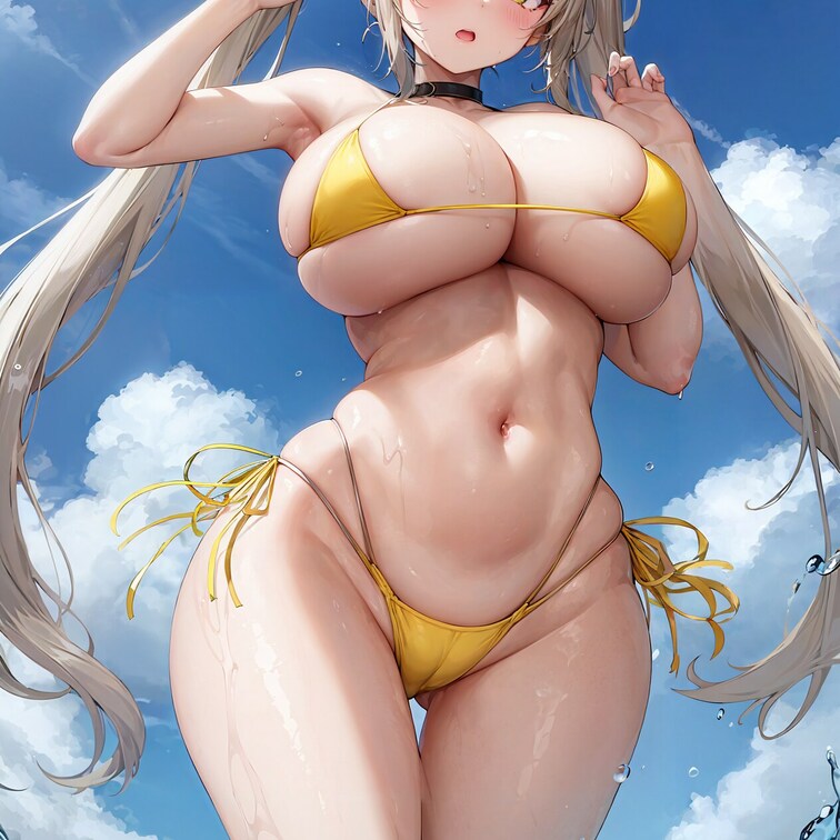 大好きな黄色ビキニ