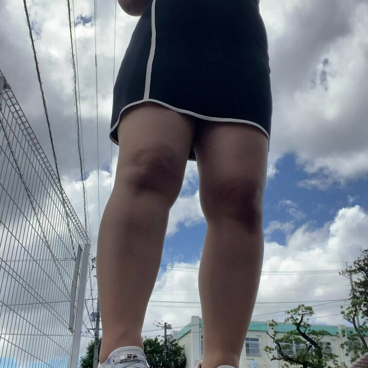 嫁チンの一服🚬パンチラ無加工顔出し中^_^