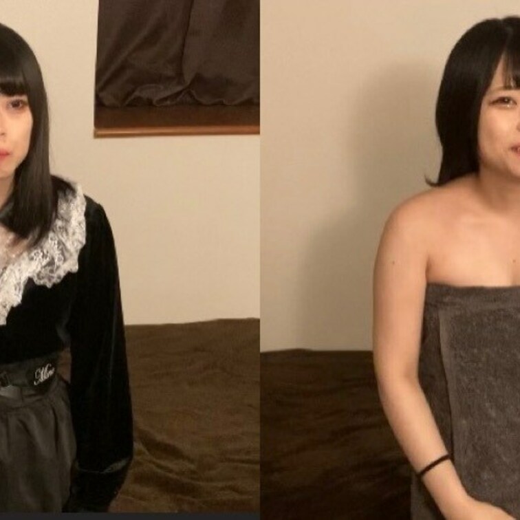 地雷系女子の着衣からのバスタオル姿
フル動画は近日中公開