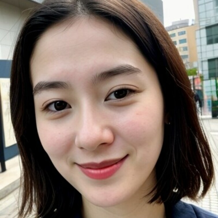 生成○○○で作成した素人美女の写真を投稿します。