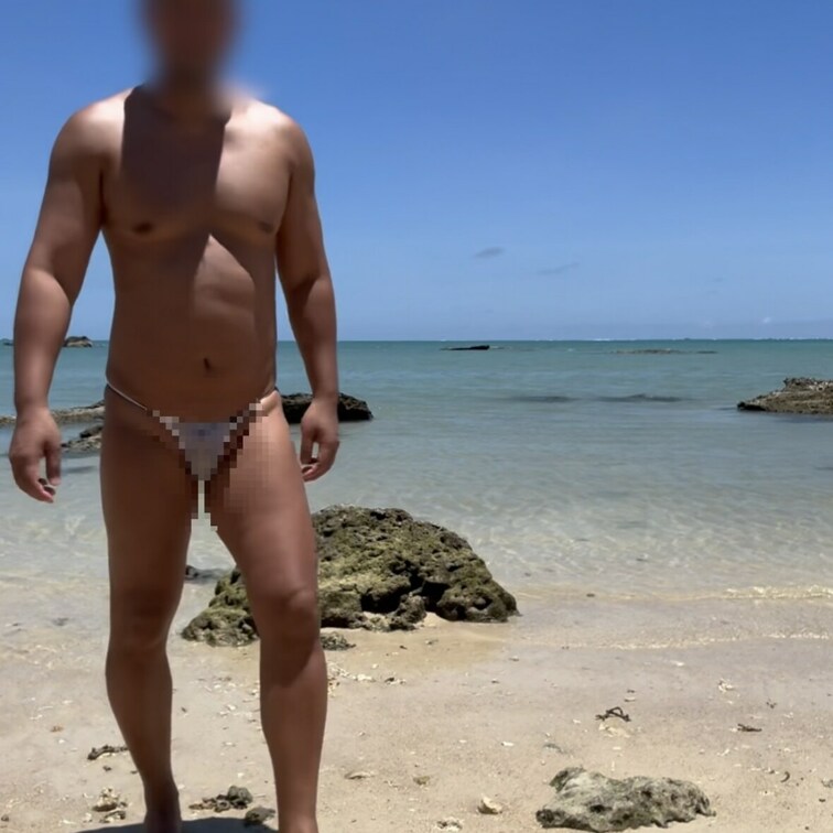 キレイな海に来ております。最高です😍