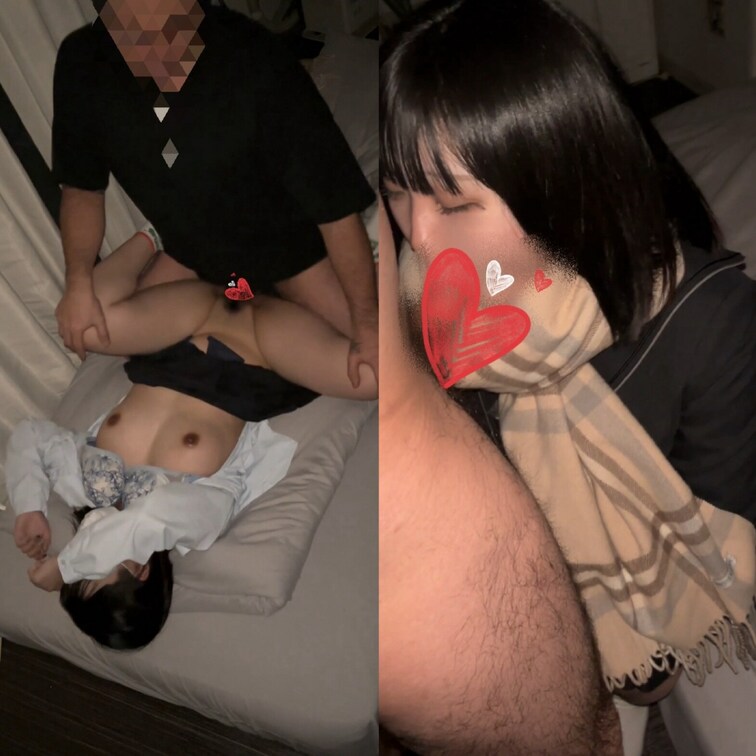 以前ナンパした巨乳の黒髪ギャル！

バイト帰りに送ると言って自宅に連れ込んでハメ撮りしましたw

その特の映像の