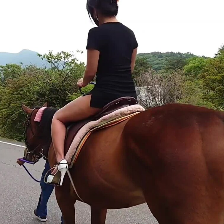 【乗馬体験】※特別プラン
パッカパッカと乗馬体験してきました🐴　すれ違う人からガン見されたりと色々と楽しかったです🎵