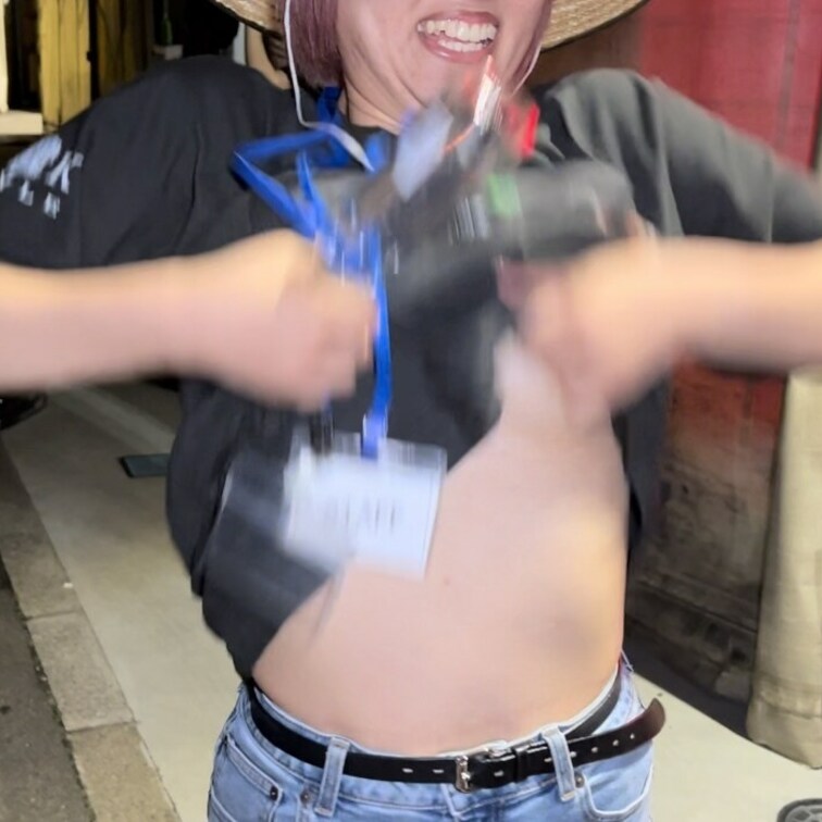 ケンバト終わりに○○○っ払ったかんちゃんがサービスしてくれました🫰
いいねお願いします！！！