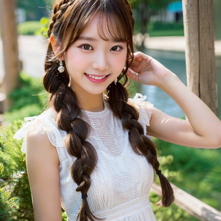 三つ編み似合いますか？😌