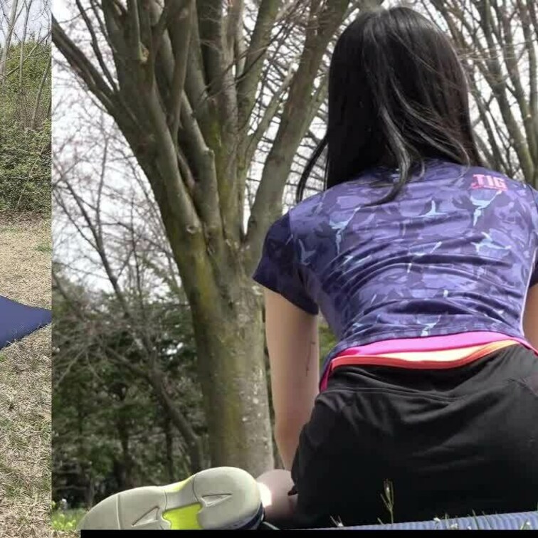 ストレッチの後ろから～