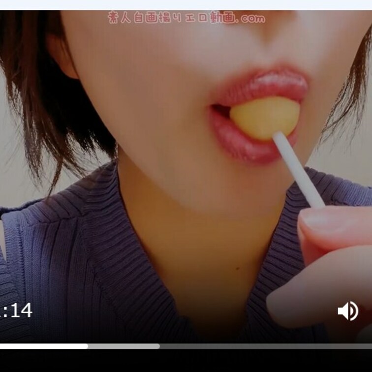 チュッパチャップスをセクシーに舐めて見ました☆