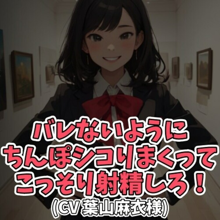 ※サンプル０円
デートで美術館に誘われた後輩女子。
芸術品に関心のない彼女はそうそうに飽きてしまう。
退屈しのぎと