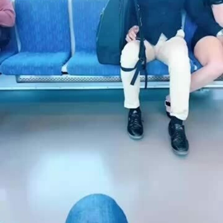 電車でお出かけ︎💕︎4