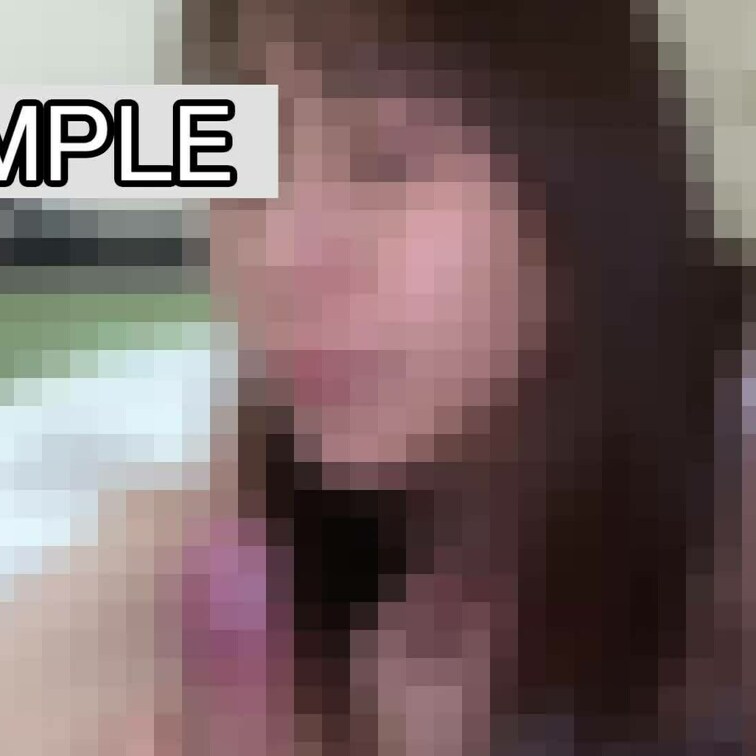 SAMPLE【主観】延々と咥えず舐めるだけのペロペロフェラと一緒に小筆でサワサワする同時責め疑似ダブルフェラでまさかの快