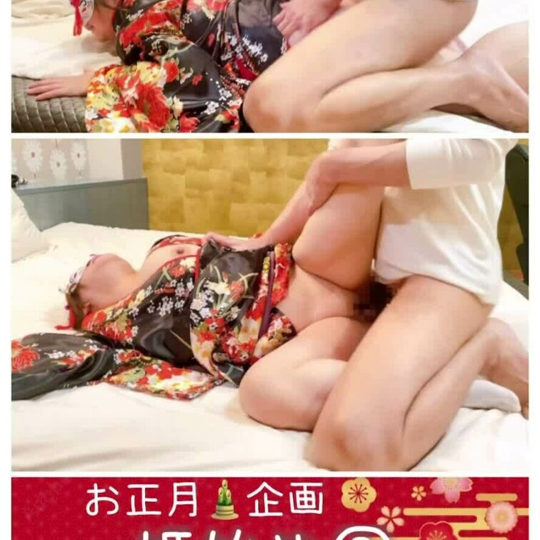 お正月🎍企画動画🎥
姫始め②👘　膣内全てを掻き回してあげました！
いぐぅ〜、いぐぅ〜🐷　連続アクメに痙攣オホイキ🎍