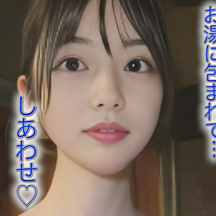 お湯に包まれて…しあわせ♡