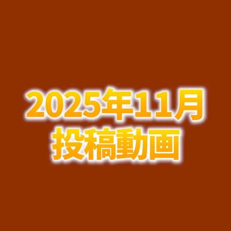 🍁11月投稿動画🍁

ショート動画も合わせると
全部で10本投稿したよ🥰

どの動画が好き？？💕