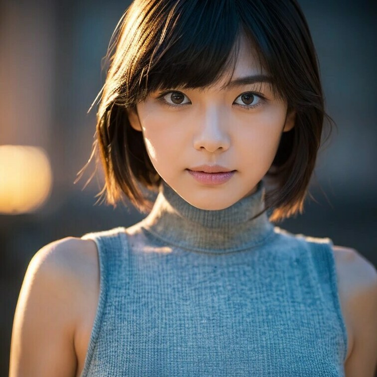 スレンダー美女