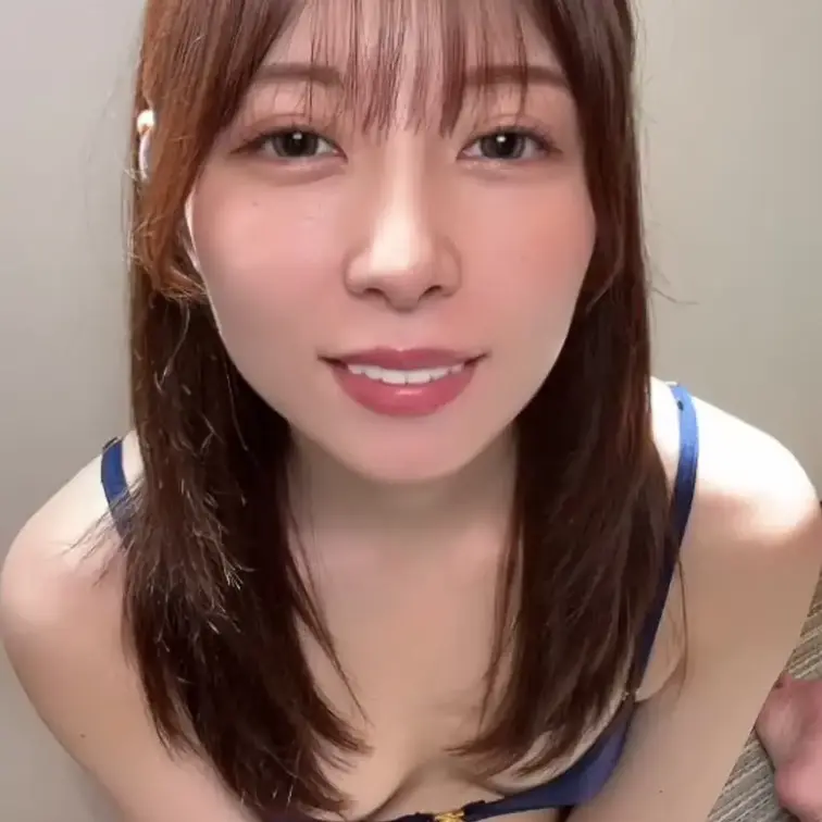 紫水着　正面フェラ