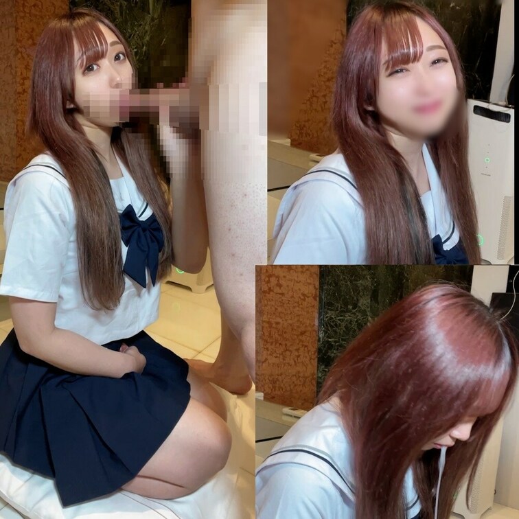 【顔出し】○○○現〇生。アイドル目指すふわふわｐ活ｊ８。お●の為今日も抜き活動！セーラー服でフェラ抜き

=====