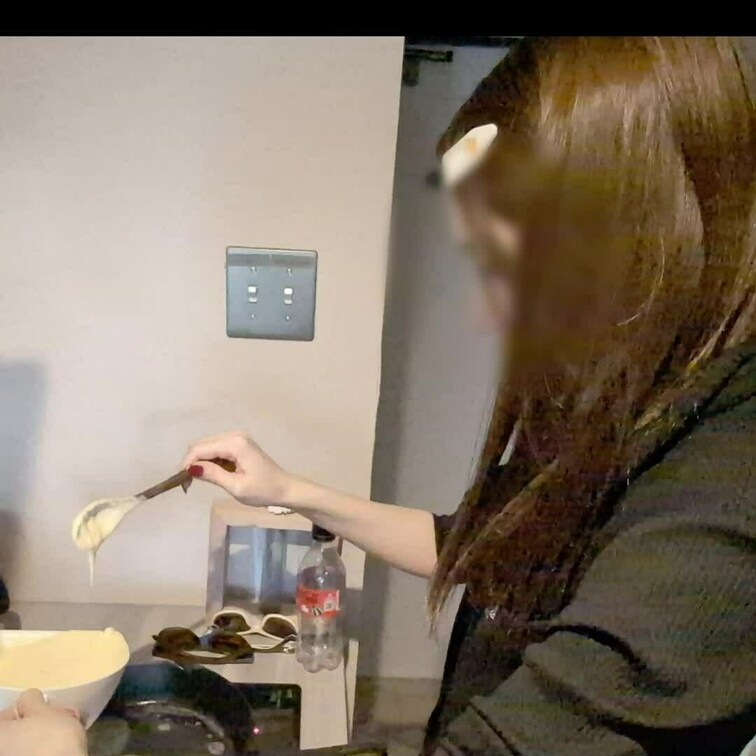 ホットケーキを焼いていたらムラムラして挿入しちゃう淫乱女子 #48-pancake
