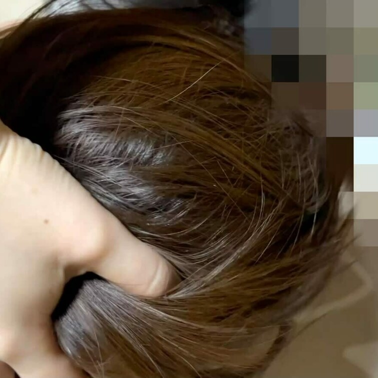 髪をかき分ける動画💕
分け目ばっちり！