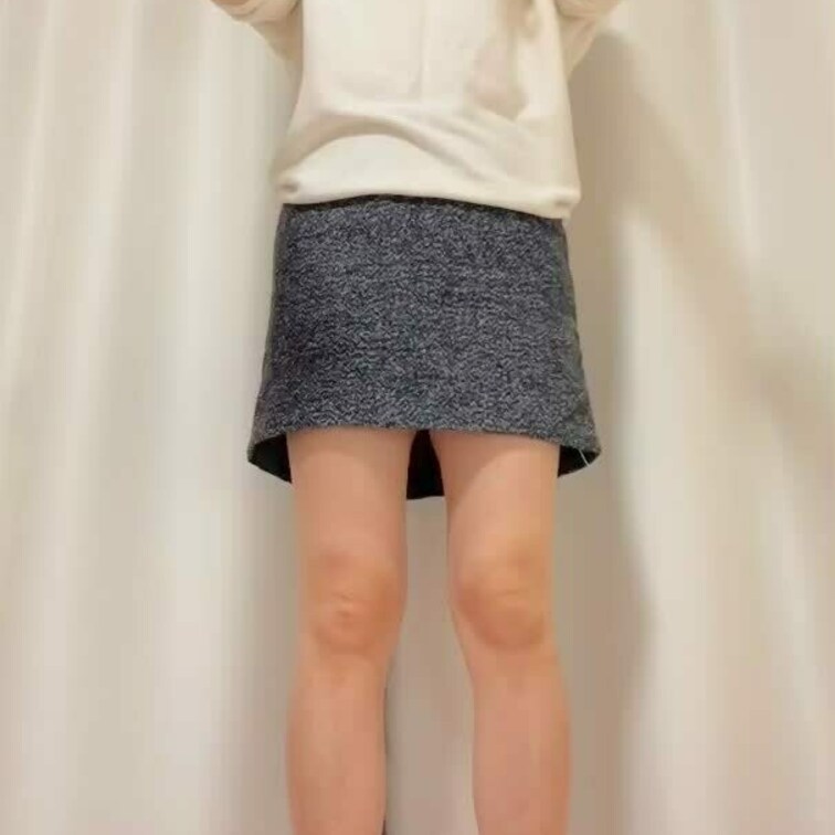 ダイヤ柄の黒パンスト履いてみました❤️