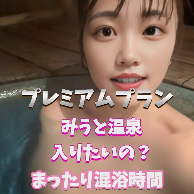 みうと混浴だね