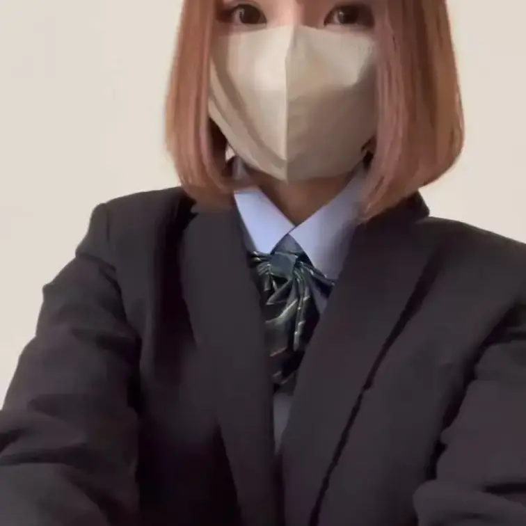 制服からの全裸ぐちゅぐちゅ指オナニー