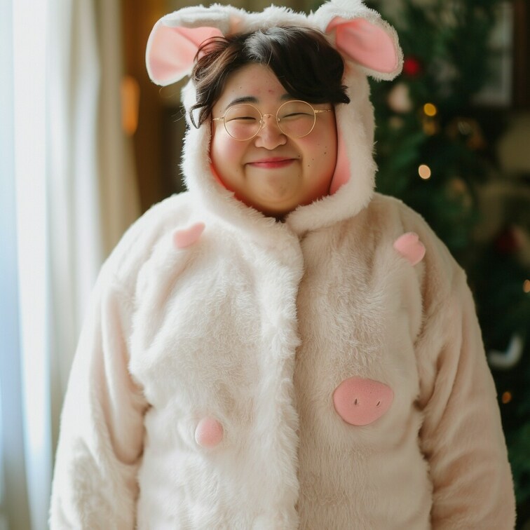 ブタの着ぐるみ