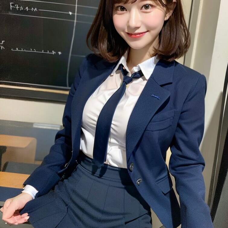 制服風♡似合いますか?♡
